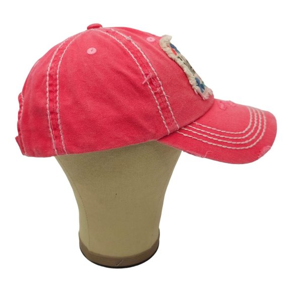 Kbethos Vintage Style Patch Floral Blessed Distressed Strapback Cap Baseball Hat - Picture 11 of 13